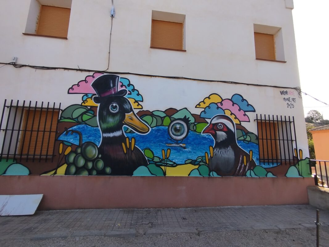Nuevo mural en Ruidera