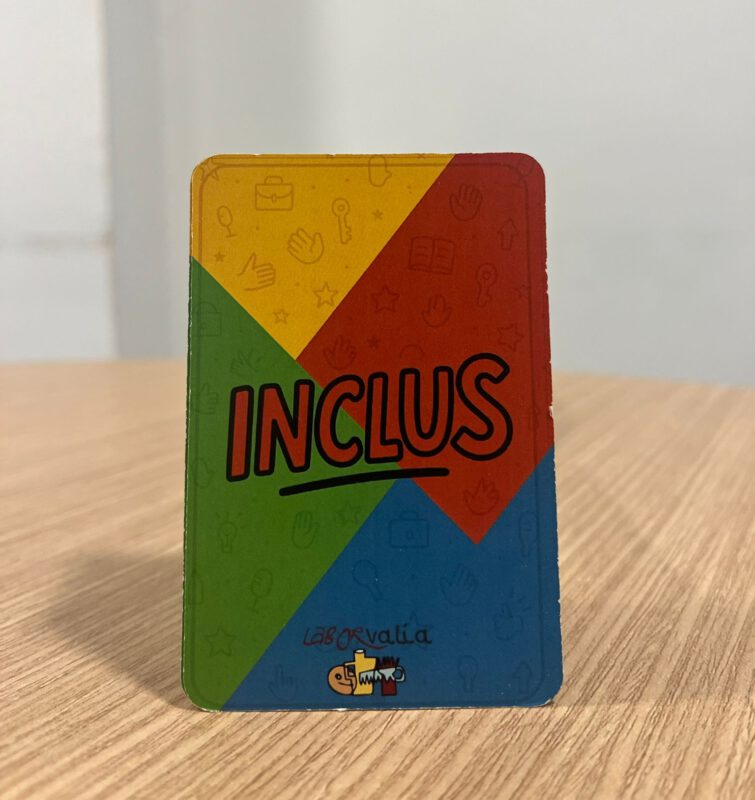 Juego de cartas "INCLUS"